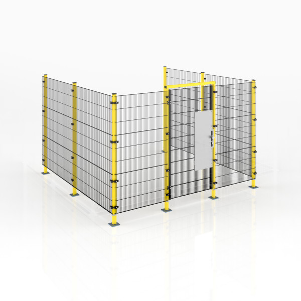 MACHINE GUARDING, MODULAR SYSTEM ECONFENCE® BASIC LINE 3000x3000