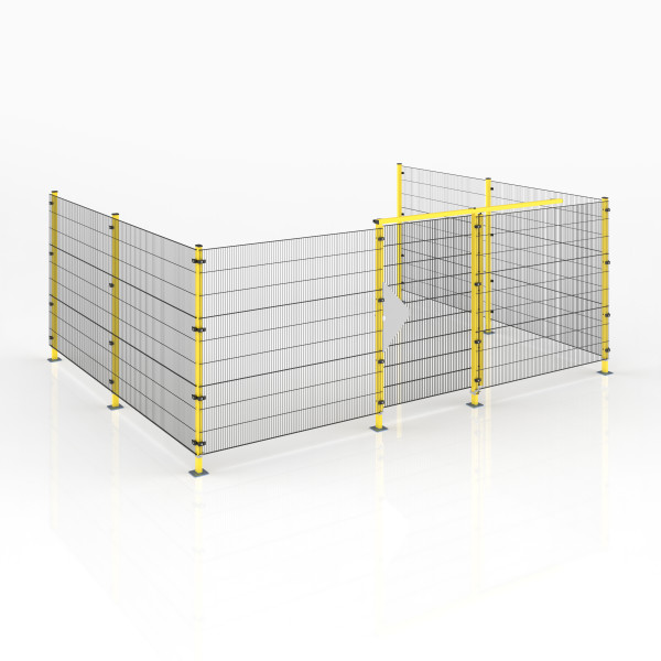 MACHINE GUARDING, MODULAR SYSTEM ECONFENCE® BASIC LINE 4000x5000 sliding door