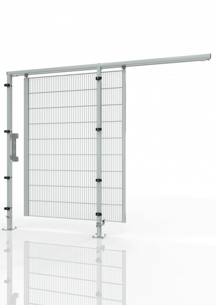 Schuifdeur voor machinebeveiliging ECONFENCE® BASIC LINE GH01 1200x2200 RAL7035