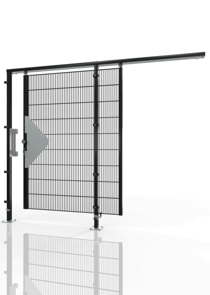 Schuifdeur voor machinebeveiliging ECONFENCE® BASIC LINE TS01 1200x2200 RAL9005