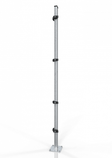 Universal corner post ECONFENCE® BASIC LINE FALL PROTECTION 60x40x2000MM